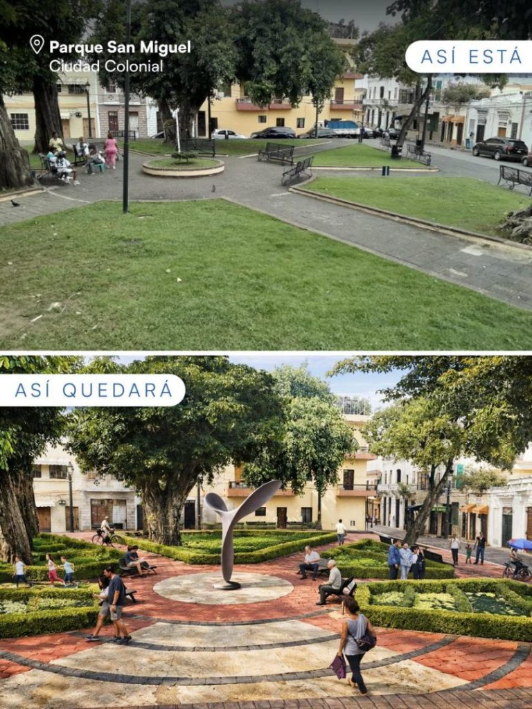 Proyectode restauración parque san Miguel.