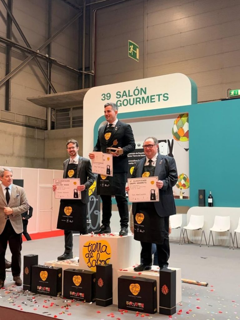 Diego Tornel, ha sido reconocido como Mejor Sumiller de España 2026 en el Campeonato de España de 'Sumilleres Tierra de Sabor' celebrado en el Salón Gourmet