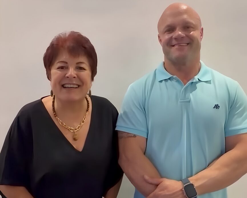 Carmola Cândido y Carlos Eduardo.
