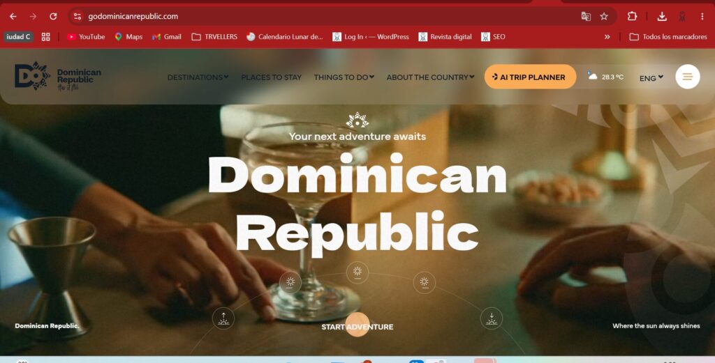 Interfaz con IA del protal Go Dominican Republic.com