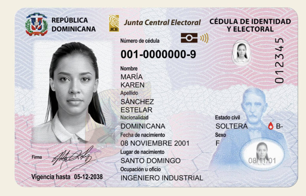 Nueva cédula dominicana