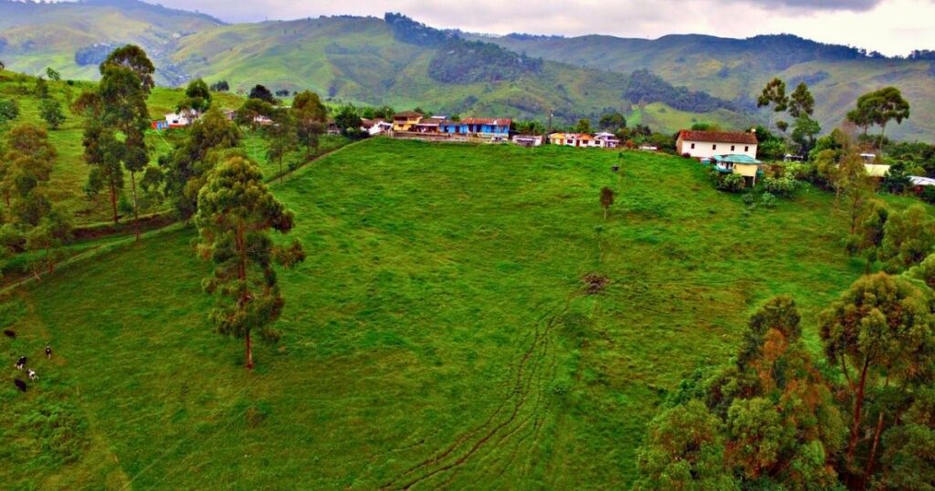 Vereda San Isidro, municipio de Bolivar, Valle del Cauca. Crédito: Drone Photography