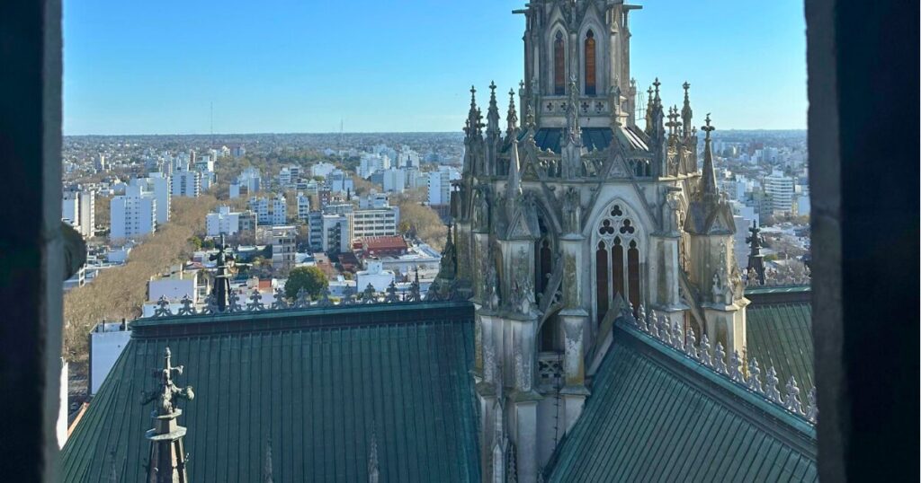Vista desde la Torre de Jesus a 63 metros de altura.